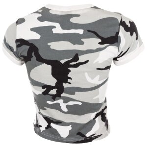 Outdoor Femme ou fille T-shirt camouflage camouflage neige