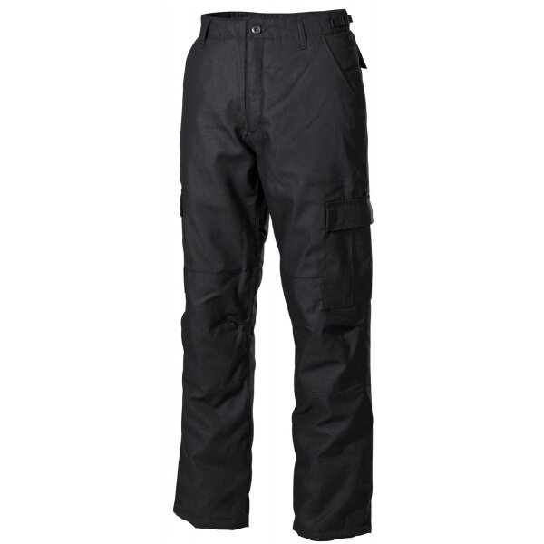 US Combat Pants, lined,  black