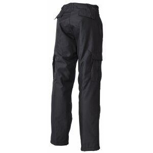 US Combat Pants, lined,  black