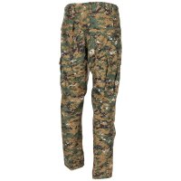 US Combat Pants BDU, Rip Stop, digital woodland