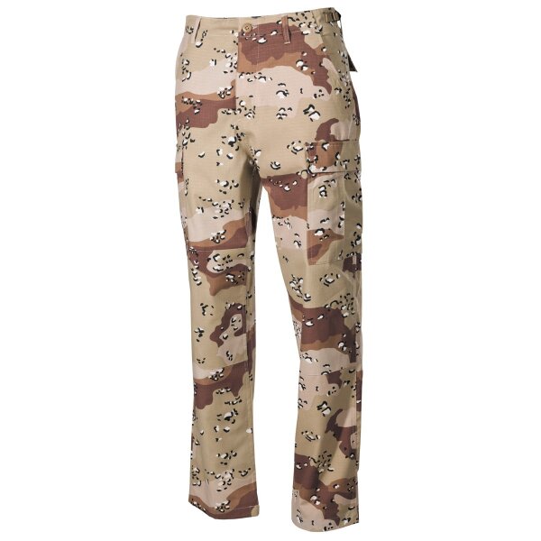 US Combat Pants BDU, Rip Stop, 6 col. desert