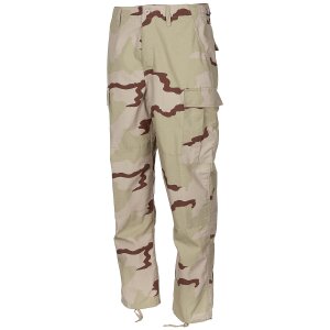 US Combat Pants BDU, Rip Stop, 3 col. desert