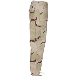 US Combat Pants BDU, Rip Stop, 3 col. desert