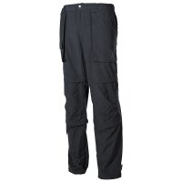 Multifunctional Pants, black, microfibre, leg pockets