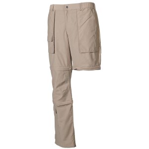 Multifunctional Pants, khaki, microfibre, leg pockets