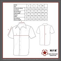 Outdoor Shirt, short-sleeved, khaki, microfibre