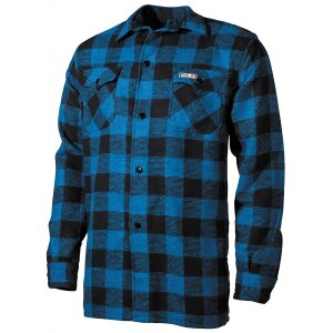 Shirt, lumberjack, blue-black, chequered