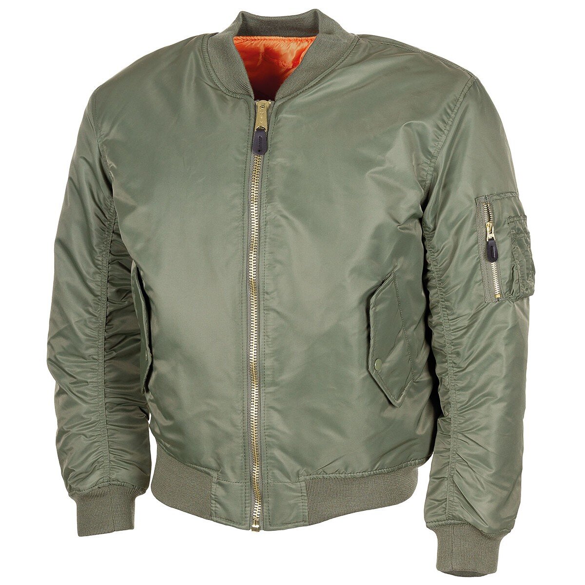 US blouson de pilote MA1, kaki