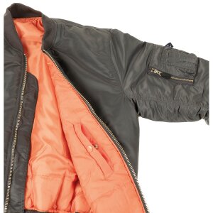 US Flight Jacket, MA1, urban grey