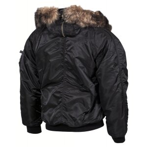 US Polar Jacket, N2B, black, thick lining