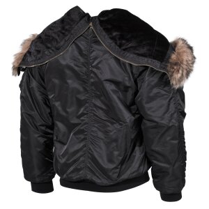 US Polar Jacket, N2B, black, thick lining