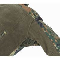 Fleece Jacket, "Combat", BW camo