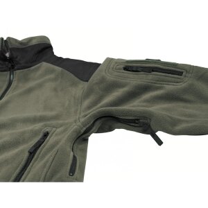 Fleece Jacket, "Heavy-Strike", OD green