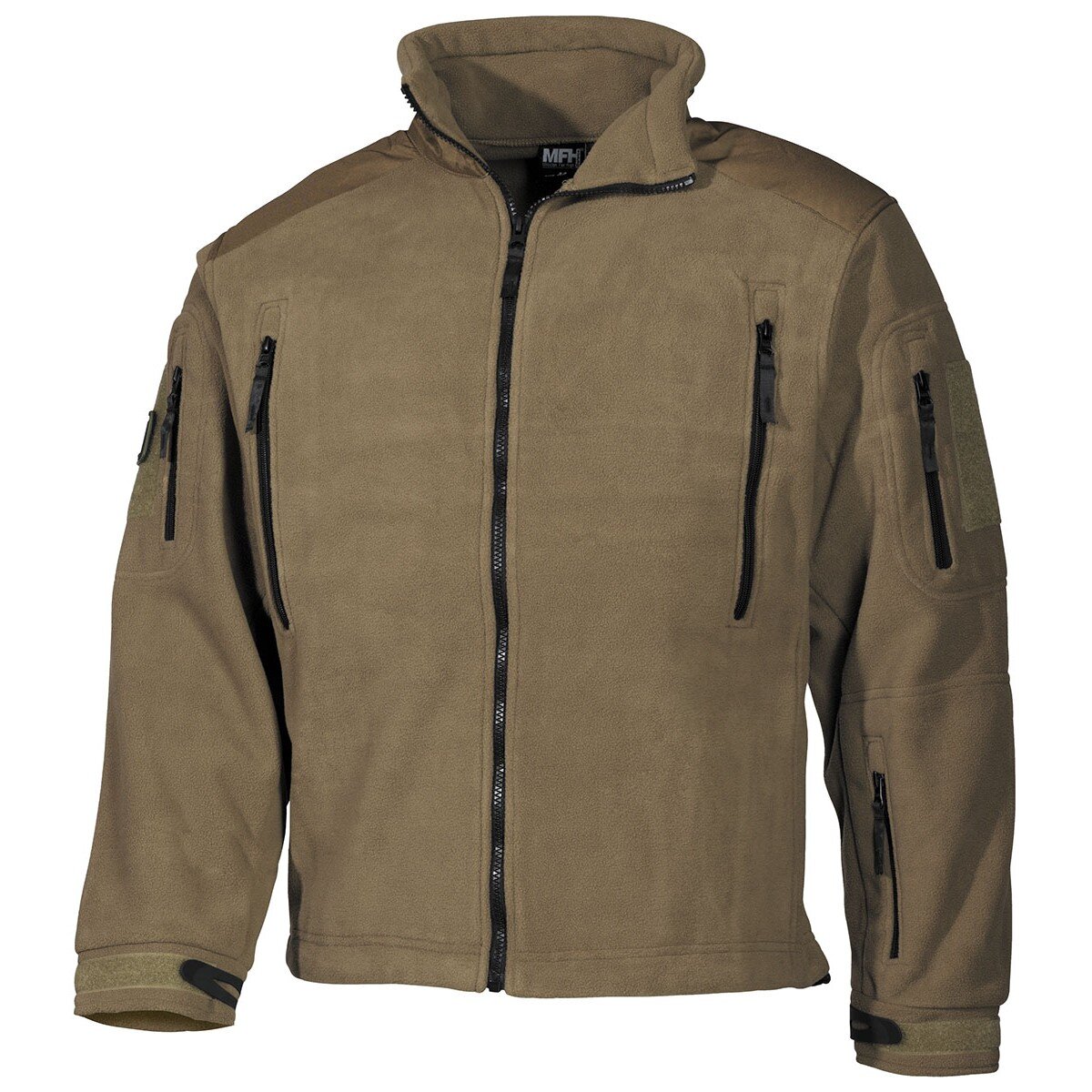 Trekking Fleece-Jacke, "Heavy-Strike", coyote tan