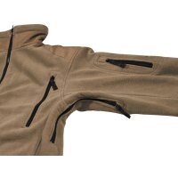 Fleece Jacket, "Heavy-Strike", coyote tan