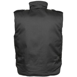 US Quilted Vest, "Ranger",  black
