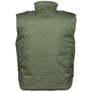 US Quilted Vest, "Ranger",  OD green