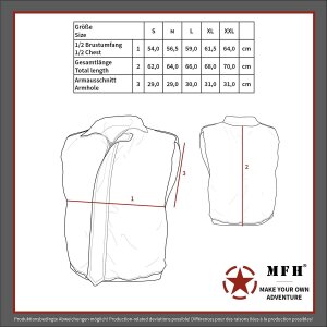 Outdoor Vest, black, heavy version