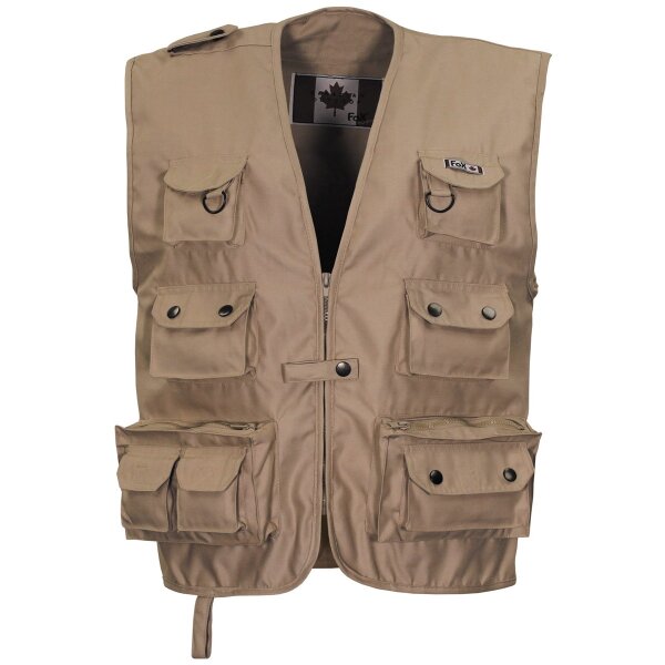 Outdoor Vest, khaki, heavy version