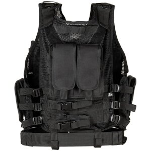 Vest, "USMC", with belt, black