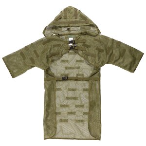 Mesh Coat with loops,  for camo, OD green