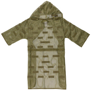 Mesh Coat with loops,  for camo, OD green