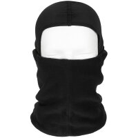 Neck Gaiter, Fleece, black, with head covering