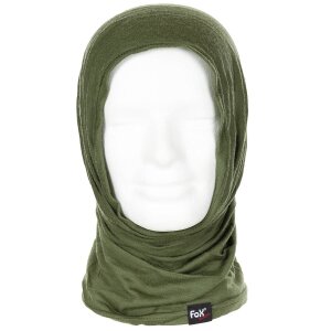 Neck Gaiter, "Merino Lite", OD green