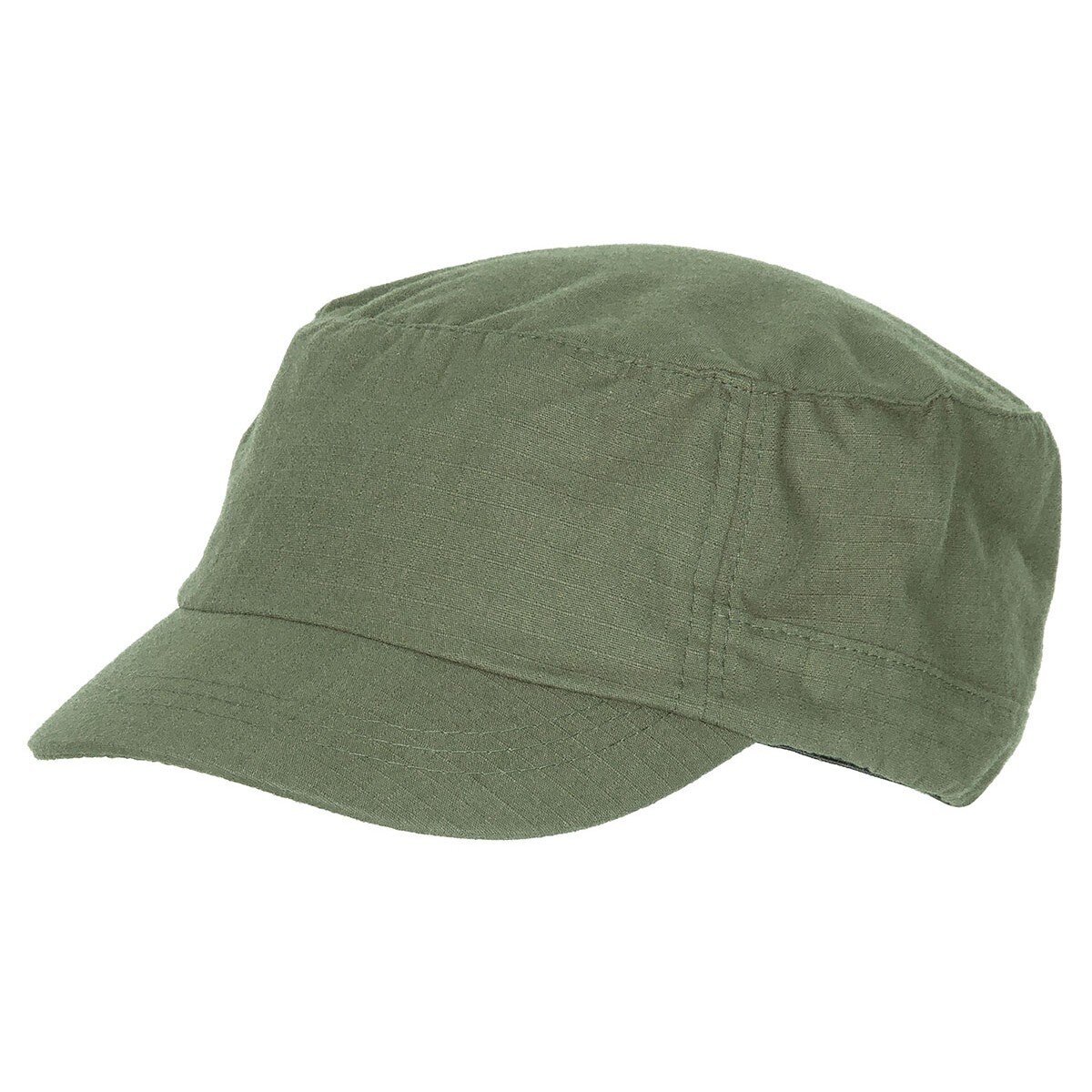 US Cap, Rip Stop,  OD green, "Elasti-Fit"