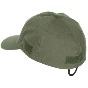Operations Cap, with loop panels,  OD green
