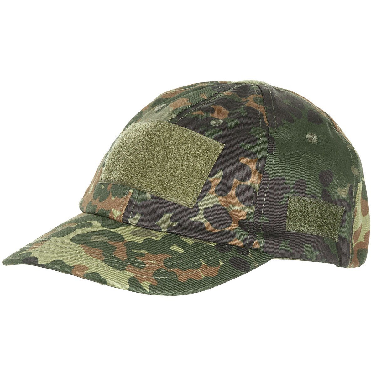 Cappuccio con velcro, flecktarn