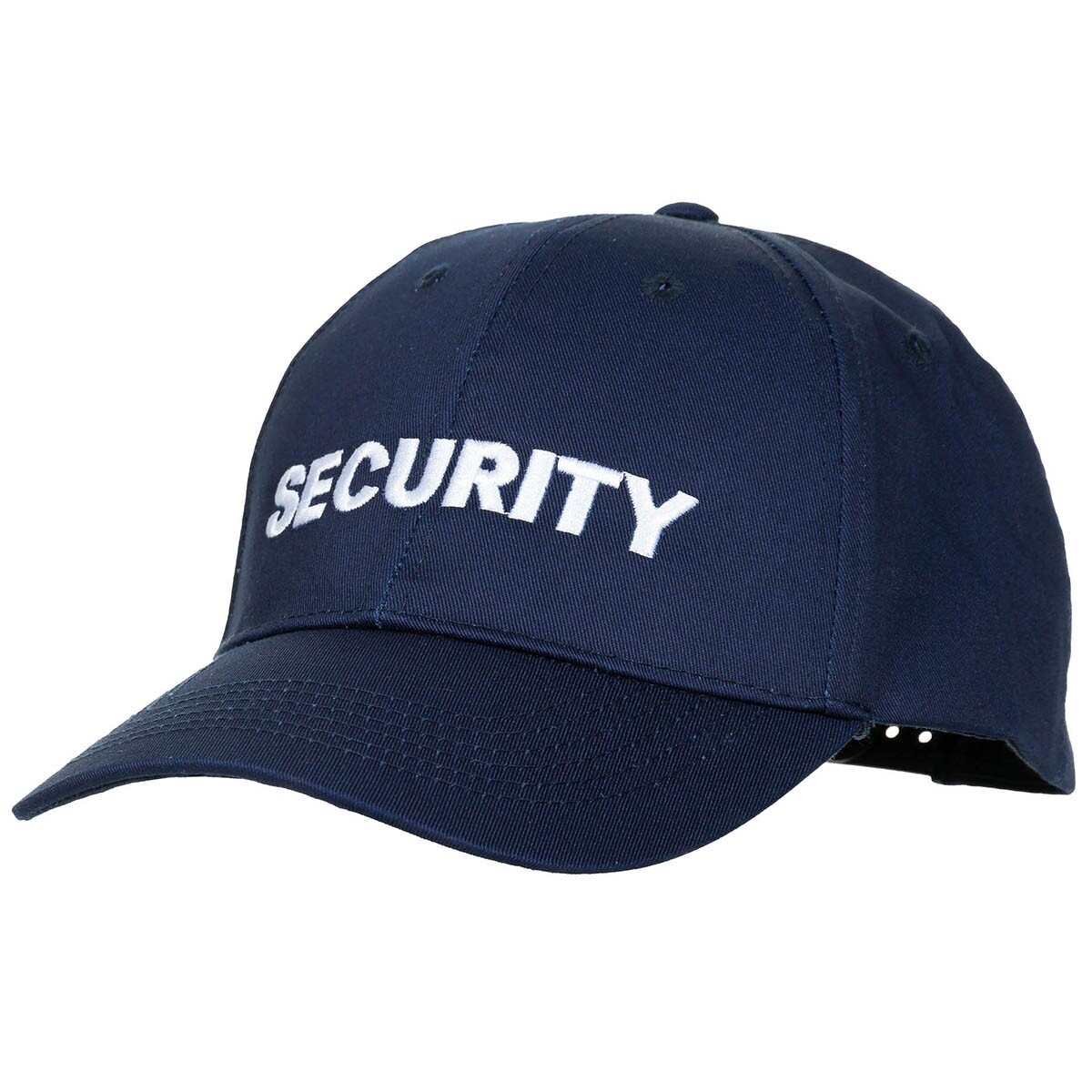 Berretto USA, blu, ricamato, "Security".