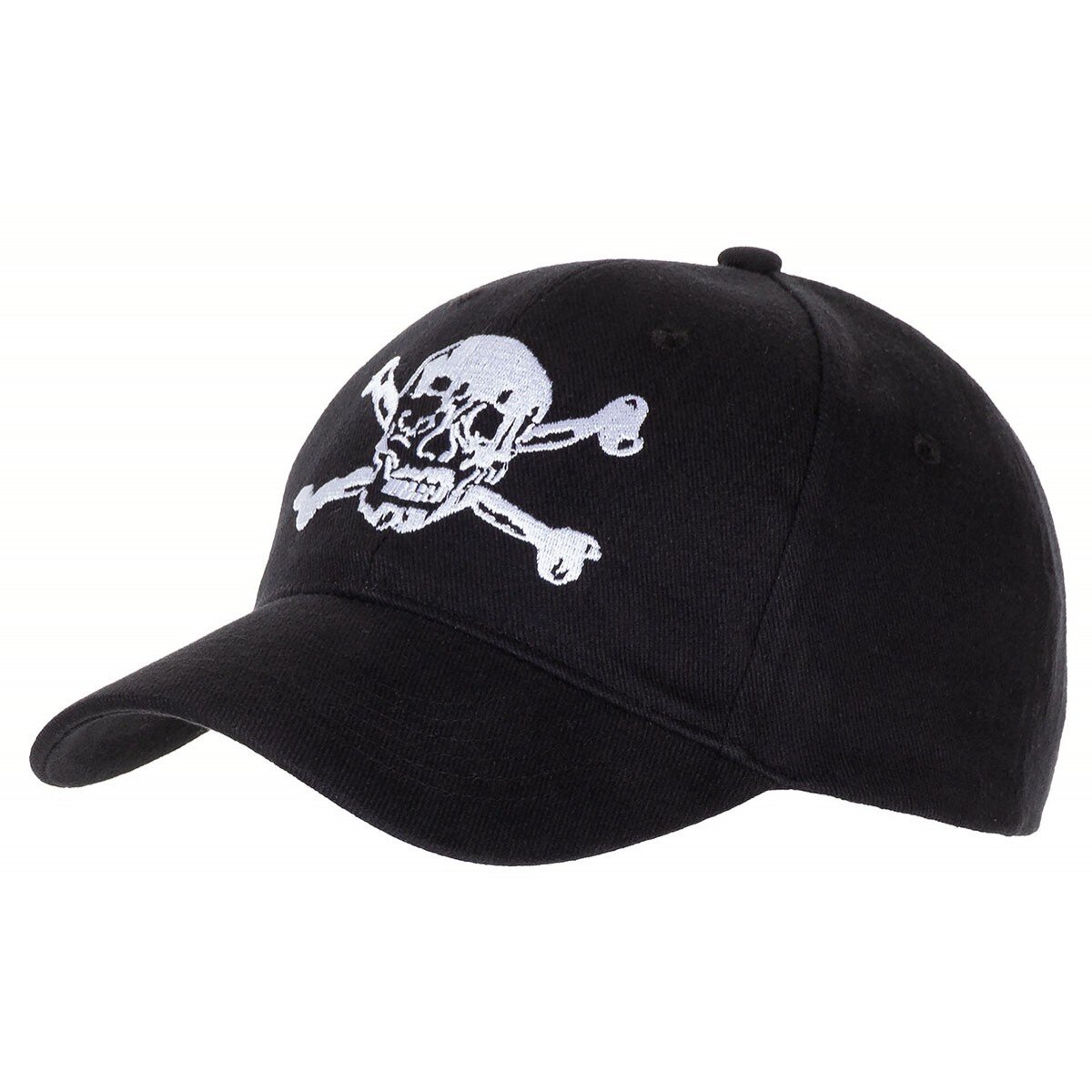 Cappello BB, piatto, "skull", nero