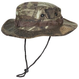 US GI Bush Hat, chin strap, GI Boonie, Rip Stop, hunter-brown