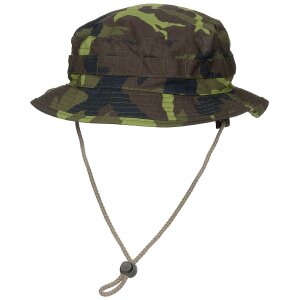 GB Bush Hat, chin strap, SF Boonie, Rip Stop, CZ camo