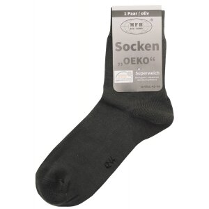 Socks, "Oeko", OD green