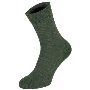 Socks, &quot;Merino&quot;, OD green