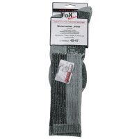 Winter Socks, "Polar", OD green-white