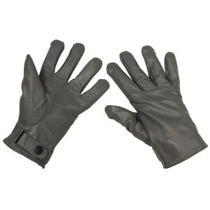 Bundeswehr gants en cuir, gris