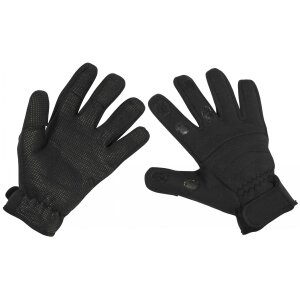 Gloves, "Combat", Neoprene, black