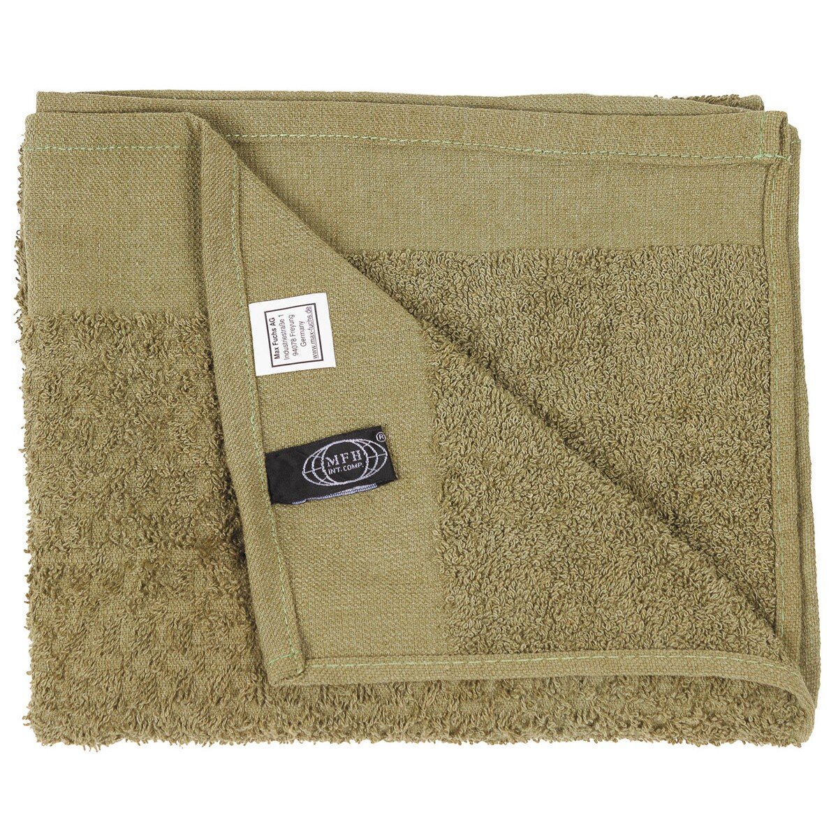 Bundeswehr serviette, éponge, olive, environ 90 x...