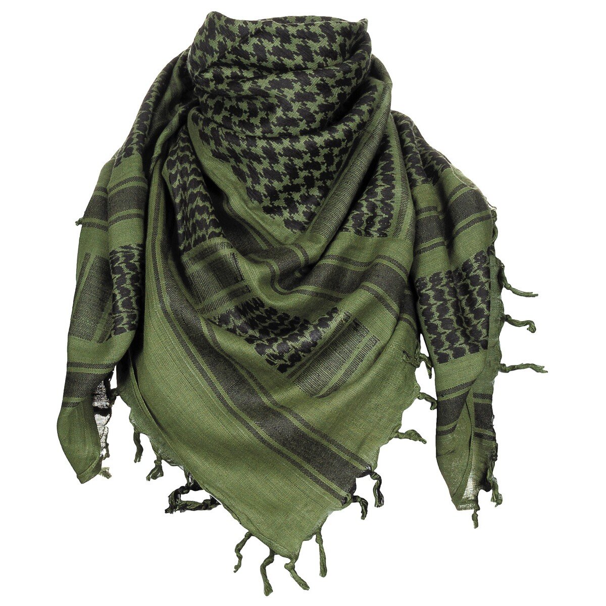 Scarf, "Shemagh",  OD green-black