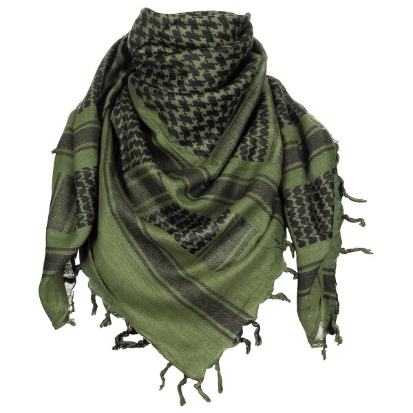 Scarf, "Shemagh",  OD green-black