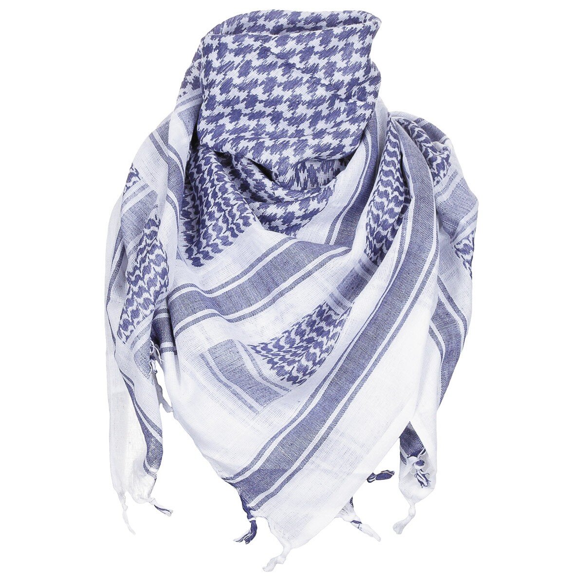 foulard, "Shemagh", bleu-blanc