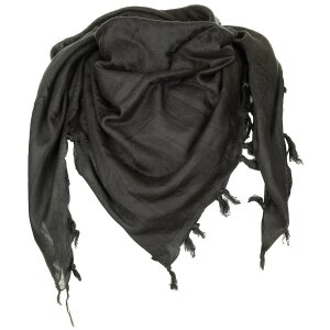 Scarf, &quot;Shemagh&quot;,  supersoft, black