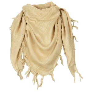 Scarf, &quot;Shemagh&quot;,  supersoft, coyote tan