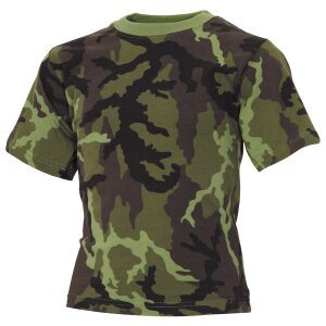 T-shirt enfant, M 95 CZ camouflage, manches mi-longues,...