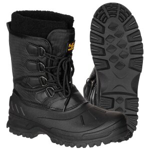 Thermo Boots,  laced, black