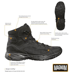 Combat Boots, "MAGNUM",  Assault Tactical 5.0, black