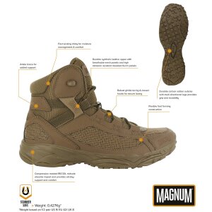 Combat Boots, "MAGNUM", Assault Tactical 5.0, coyote